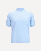Maglia a maniche corte in cotone - AZZURRO | Base Blu