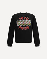 Wild Tiger cotton Sweatshirt - BLACK | Base Blu