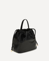 Borsa a Spalla Icons con catena in pelle  - NERO | Base Blu