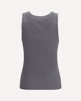 Ribbed tank Top - GREY | Base Blu