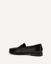 College A Novembre Patent leather Loafers - BLACK | Base Blu