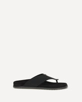 Logo thong Sandals - BLACK | Base Blu