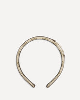 GG Monogram Headband with horsebit for Girl - BROWN | Base Blu