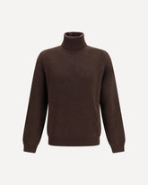 Parksville Baby cashmere turtleneck Sweater - BROWN | Base Blu