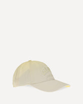 Cotton logo Baseball Cap - CREAM | Base Blu