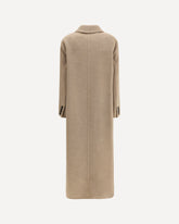 Cappotto in drap di cashmere - MARRONE | Base Blu