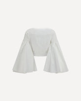 Top scaldacuore Paysan - BIANCO | Base Blu