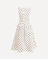 Vestito midi in cotone a pois - MULTICOLORE | Base Blu