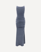 Liz Long Dress - LIGHT BLUE | Base Blu