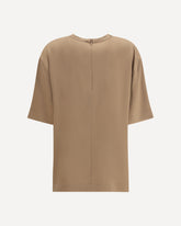 Satin T-shirt - BROWN | Base Blu