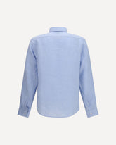 Regular-fit linen Shirt - LIGHT BLUE | Base Blu