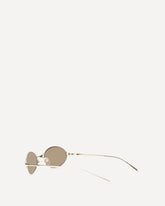 Neo oval Sunglasses - GOLD | Base Blu