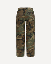 Pantaloni a palazzo camouflage - VERDE | Base Blu