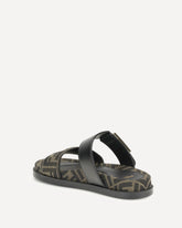 FF fabric sandal - BROWN | Base Blu