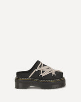 Quad Sole Megalace Mules - BLACK | Base Blu