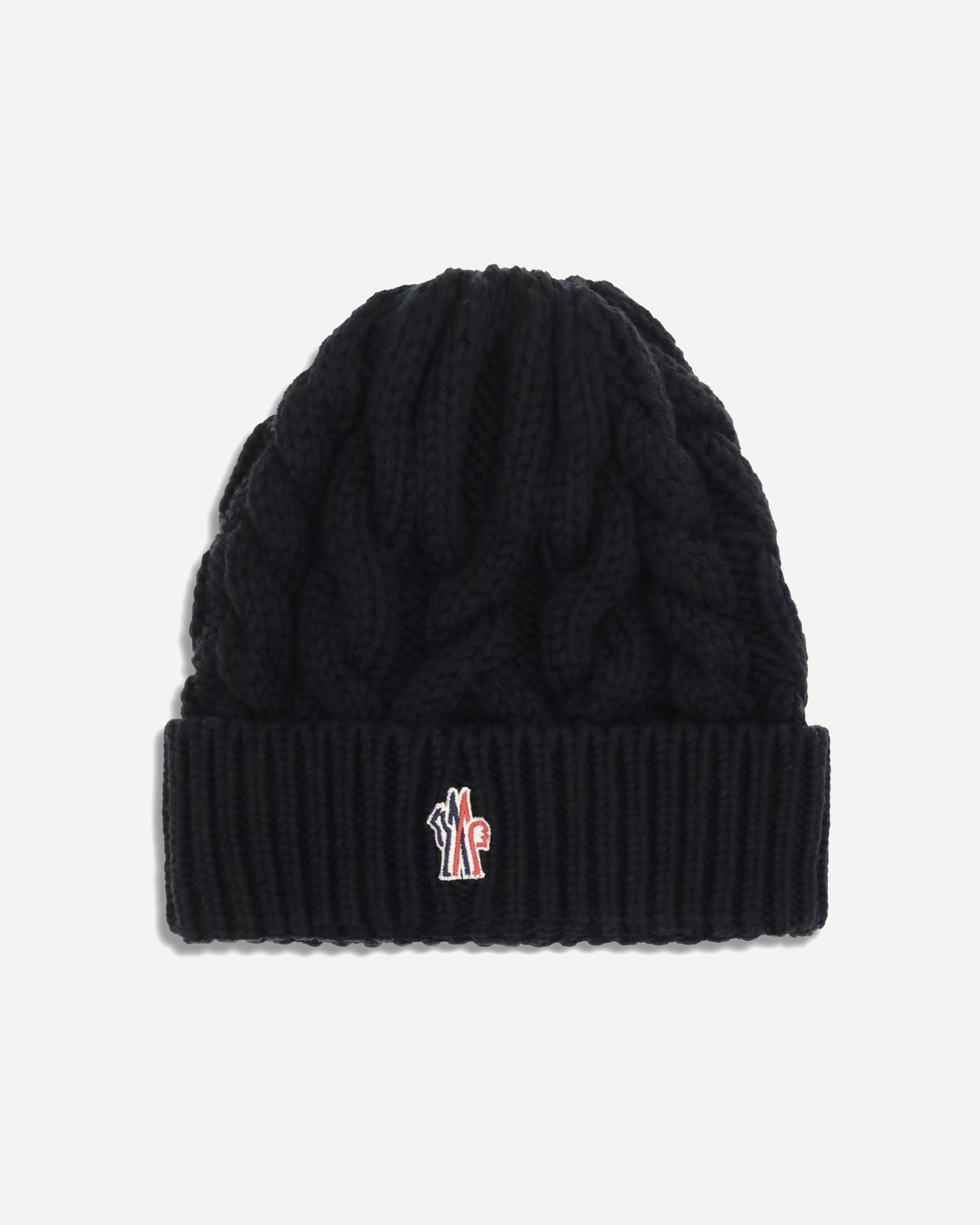 MONCLER GRENOBLE Beanie Hat BLACK | Base Blu