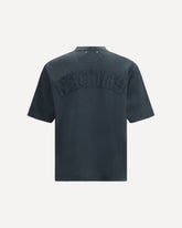 T-shirt with an embossed reverse Golden logo - BLACK | Base Blu