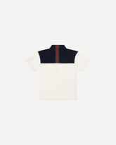 Cotton Polo with Web trim for Boy - MULTICOLOUR | Base Blu