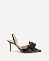 Cadeau Wrapped Leather Pumps - BLACK | Base Blu