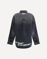 Kenzo x Futura Workwear embroidered japanese Denim Shirt - BLACK | Base Blu