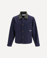 Replicated Short Jacket - BLUE | Base Blu