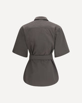 Marcella Shirt short sleeve - GREY | Base Blu