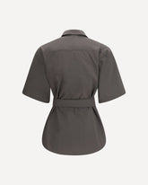 Marcella Shirt short sleeve - GREY | Base Blu