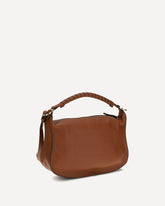 Marcie small Shoulder Bag - BROWN | Base Blu