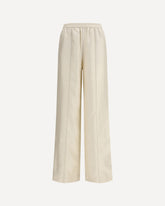 Lars silk twill Pants - CREAM | Base Blu
