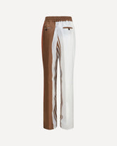 Pantaloni a righe in seta - MULTICOLORE | Base Blu