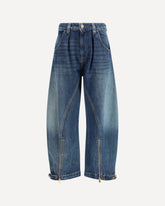 Jeans balloon con zip - BLU | Base Blu