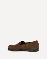 Suede Loafers - BROWN | Base Blu