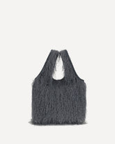 Fringed Tote Bag - GREY | Base Blu