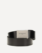 Reversible leather Belt - BLACK | Base Blu