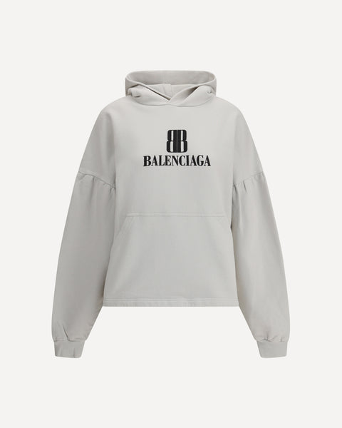 BALENCIAGA BBロゴ パーカー ホワイト M BALENCIAGA BB logo Hoodie WHITE | Base Blu