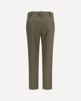 Tailored cotton Pants - GREEN | Base Blu