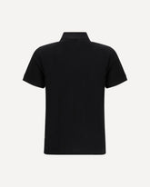 Polo a maniche corte in cotone - NERO | Base Blu