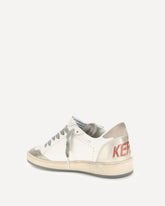 Sneakers Ball Star in pelle - BIANCO | Base Blu