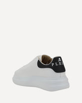 Leather Sneakers - WHITE | Base Blu