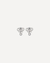 Dangling Earrings with bows - LIGHT BLUE | Base Blu