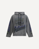 Hoodie with graphic print - GREY | Base Blu
