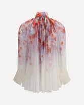 Floral print Crush Blouse - MULTICOLOUR | Base Blu