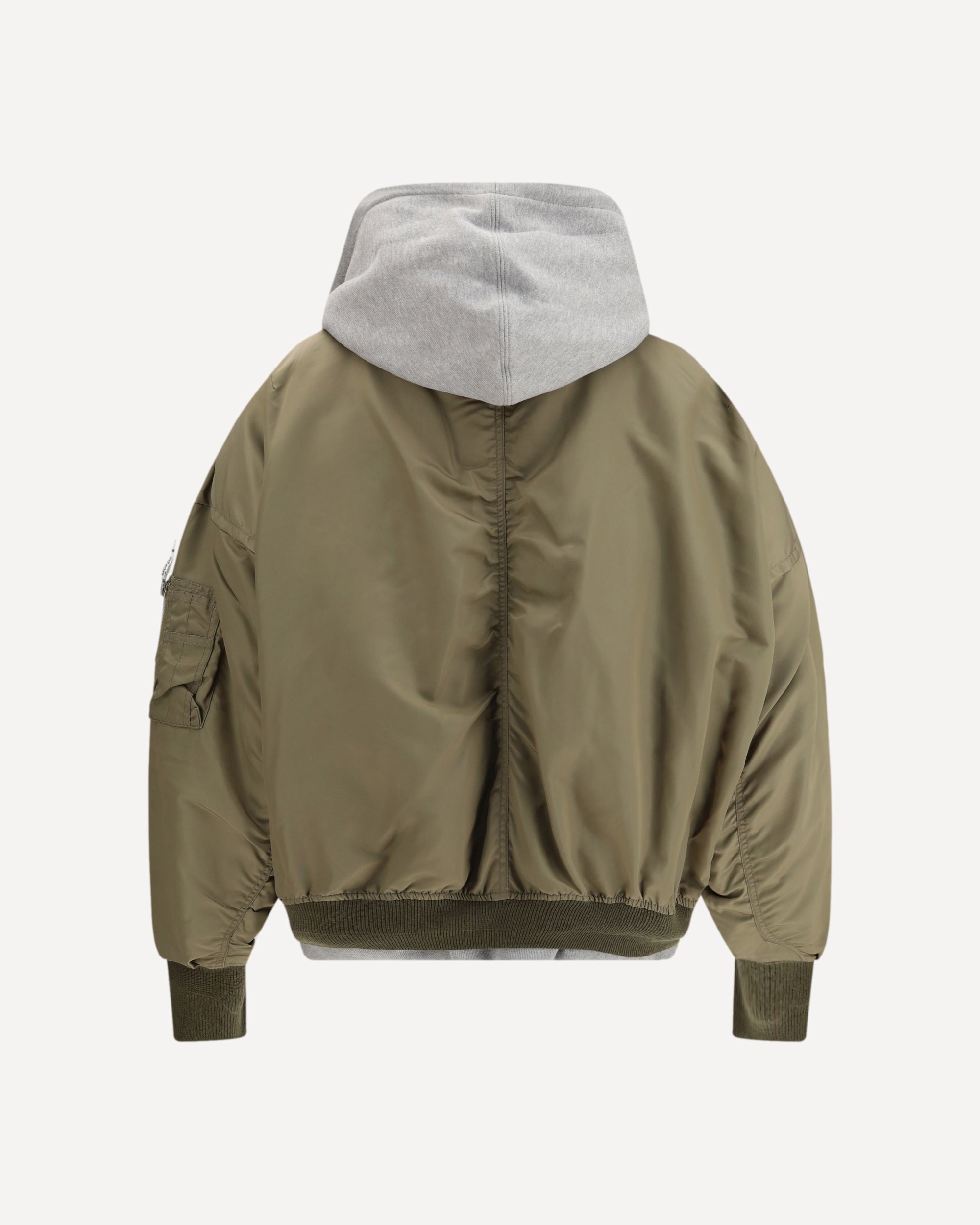MAISON MIHARA YASUHIRO Triple Layered Bomber Jacket KHAKI | Base Blu