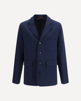 Cotton jersey Jacket - BLUE | Base Blu
