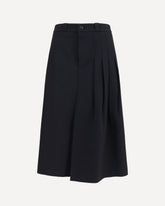 Origami midi Skirt - BLACK | Base Blu
