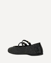 Rhinestone Ballerinas - BLACK | Base Blu