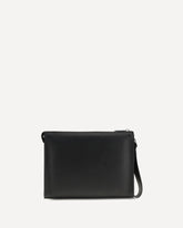 Pouch in pelle liscia tela FF - NERO | Base Blu