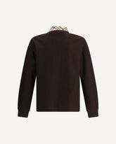 Piqué polo by Burberry - BROWN | Base Blu