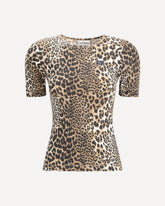 T-Shirt Leopard Rib - MULTICOLORE | Base Blu