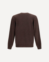 Cardigan in cashmere - MARRONE | Base Blu